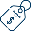 Price tag icon indicating the affordability of MAW Carpet's carpet installation services in Auckland.